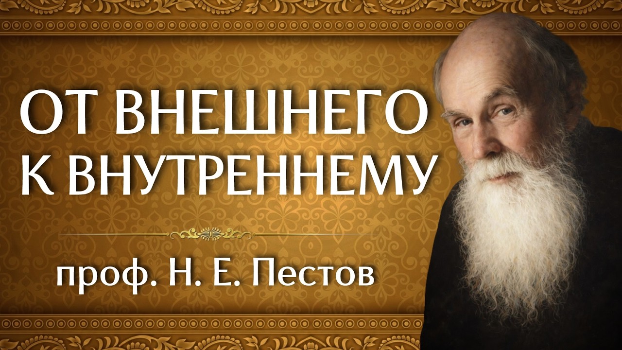 ОТ ВНЕШНЕГО К ВНУТРЕННЕМУ | проф. Н. Е. Пестов