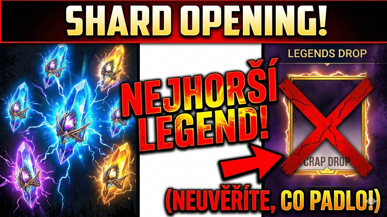 Raid Shadow Legends: Fuze grind Shards opening! (nejhorší legend drop!?)