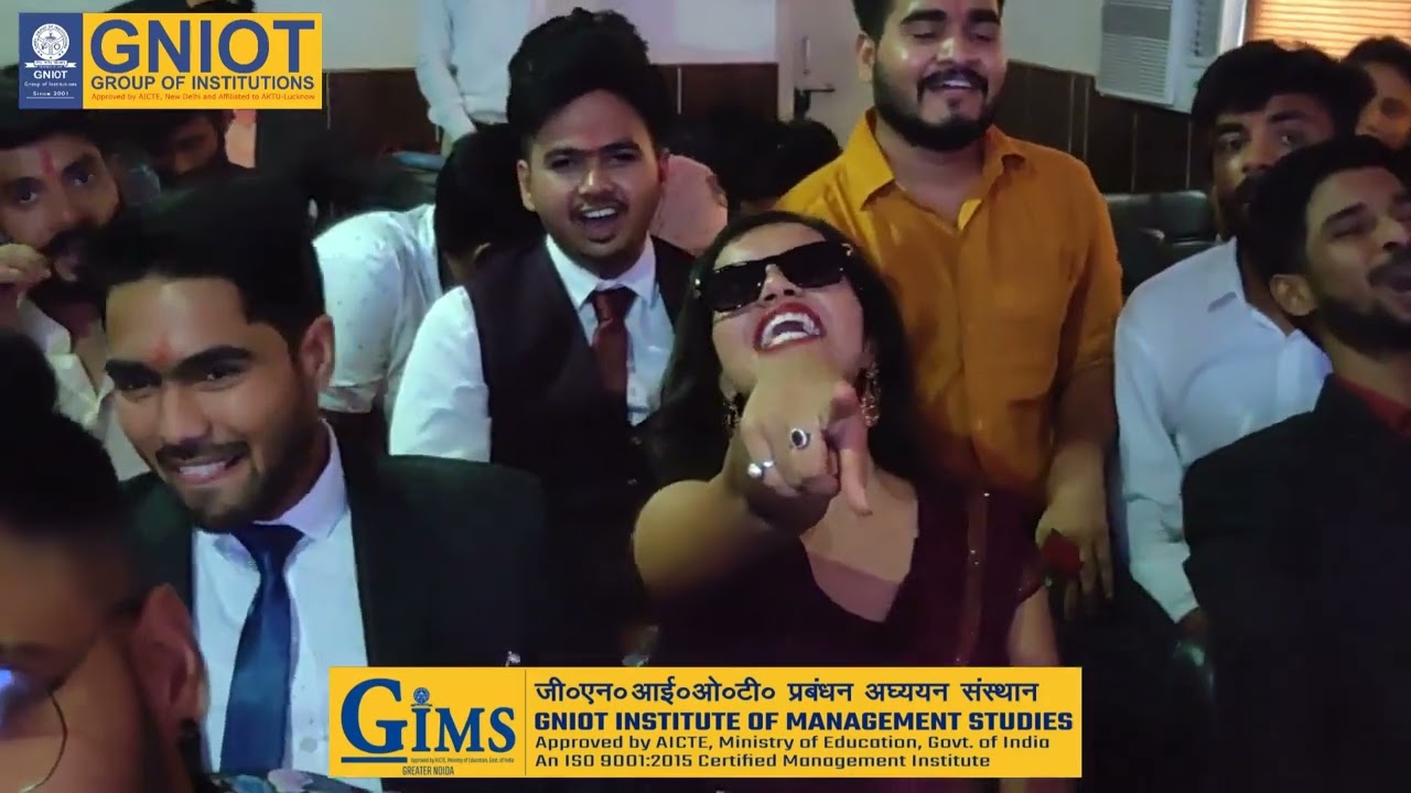 Beinvenidos Novatos  The Freshers Party   GNIOT Institute of Management Studies GIMS