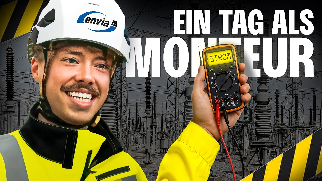Woher kommt unser Strom?? - 1 Tag als Monteur 👷&zwj;♂️⚡️