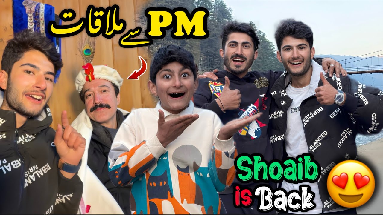 Meeting the Prime Minister in Our Village 😲 | Shoaib is Back 🤗 | Emotions & Real Kashmir Life