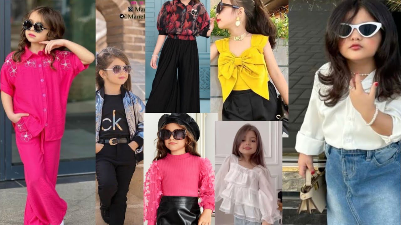 Trendy & Stylish Western Outfits for Kids2025  |New  Dress Designs for Girls 2025