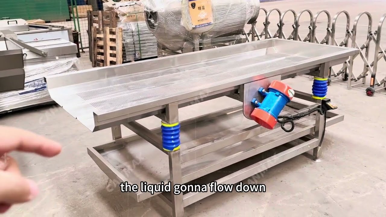 Vibrating dewatering machine | vibration sieve | vibration screen for dewatering & de-oiling