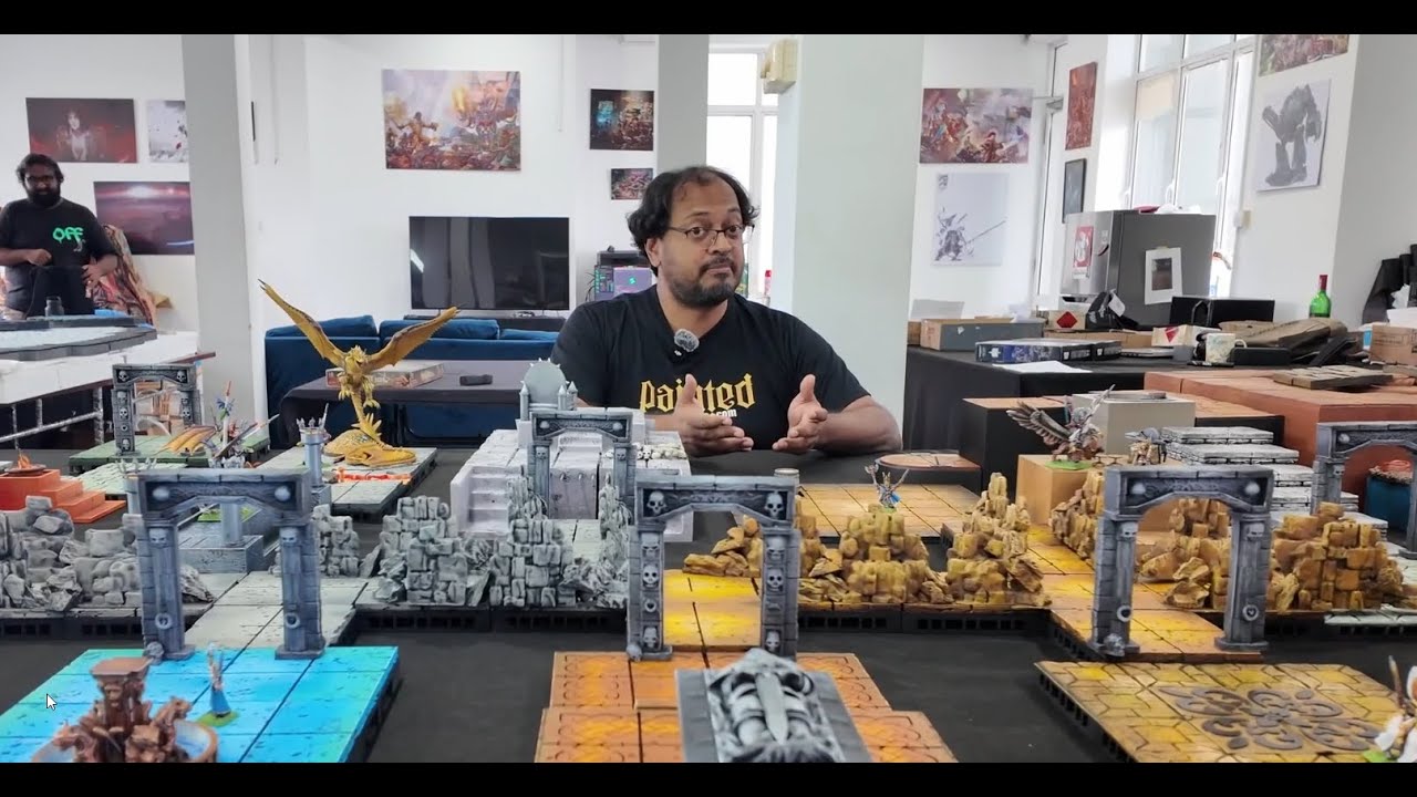 We 3D Printed and Painted a Giant Warhammer Quest 1995 Board