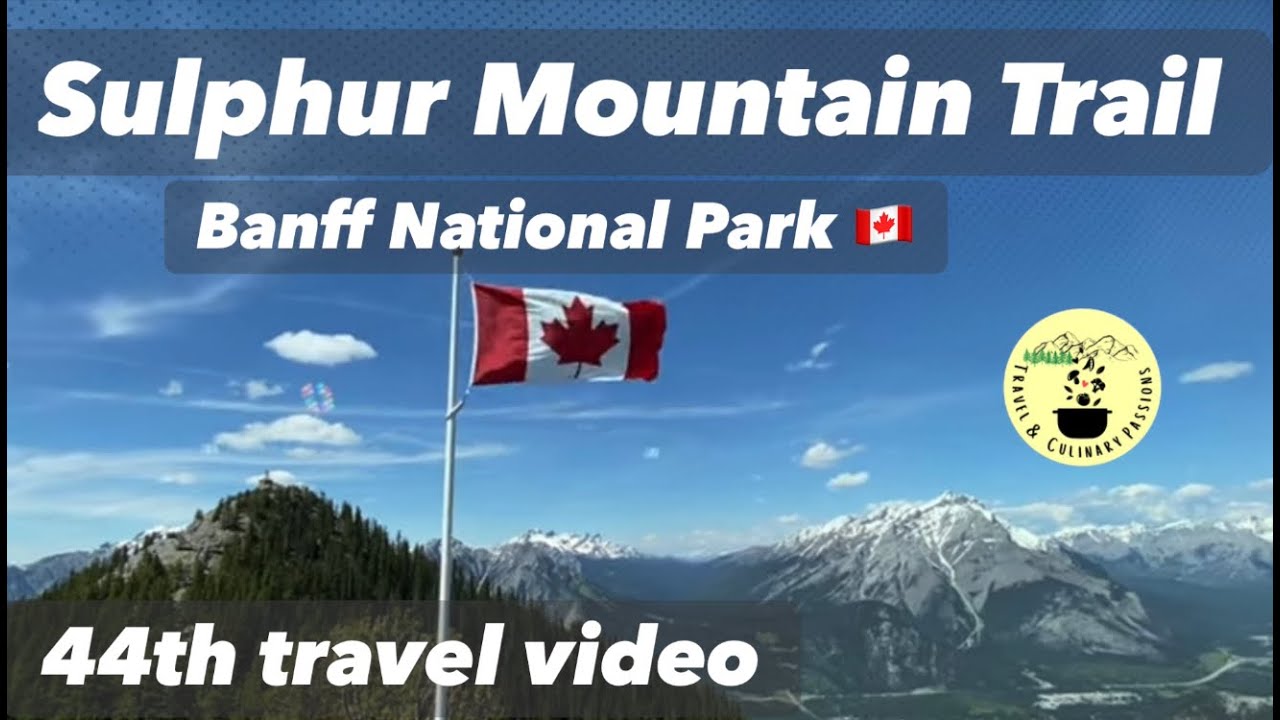 Sulphur Mountain Trail - Banff Gondola Alternative. Alberta Canada