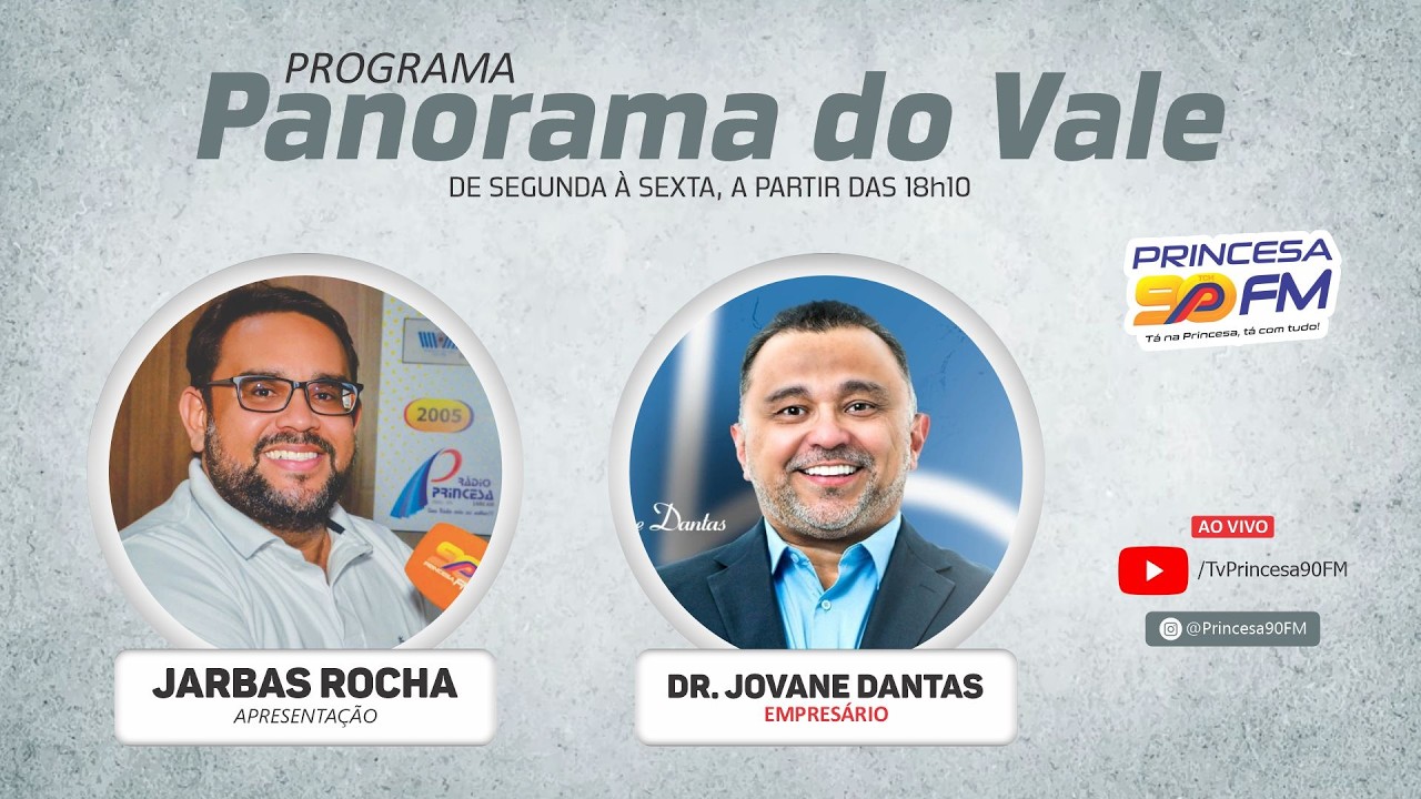 AO VIVO - PANORAMA DO VALE - 12/03/2026