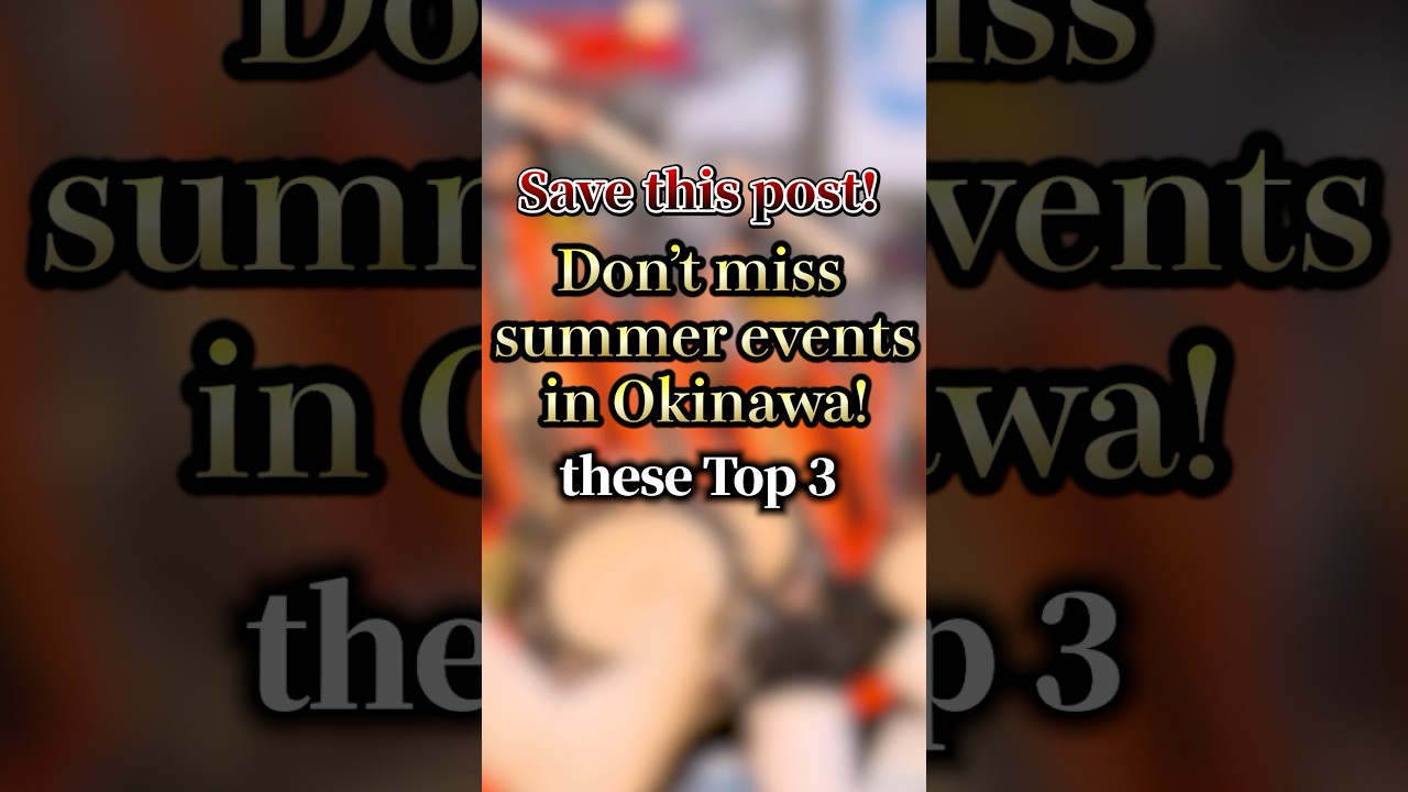 don&rsquo;t miss summer event in Okinawa top 3 #okinawa #okinawatrip #okinawanmusic