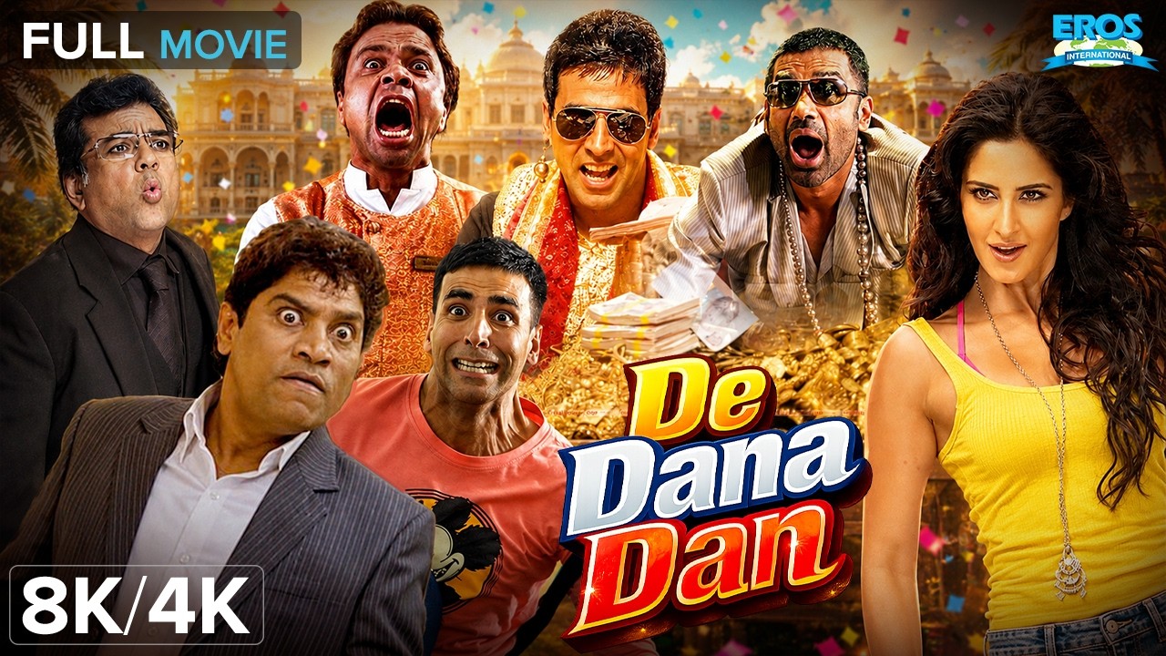 De Dana Dan Movie in 8K/4K | Akshay Kumar | Paresh Rawal | Rajpal Yadav | Sunil Shetty |Comedy Movie
