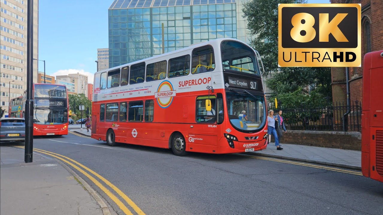 Go Ahead London WVL484 LJ12CHG route SL7 (Superloop/Renumbered from X26) 8K
