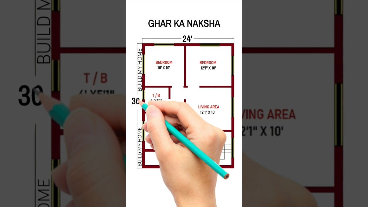 24 x 30 House Design/  #buildmyhome #housedesign #houseplan #housemap #home #trending