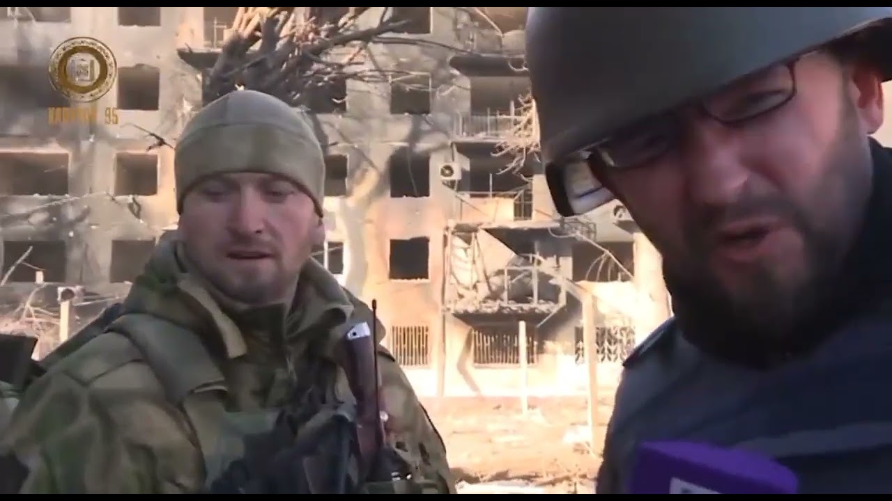 Footage of kadyrov's forces fighting in mariupol