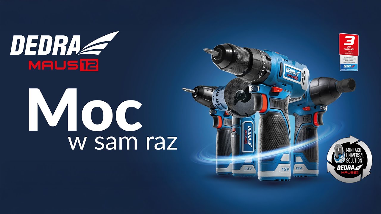 DEDRA MAUS 12V - Moc w sam raz