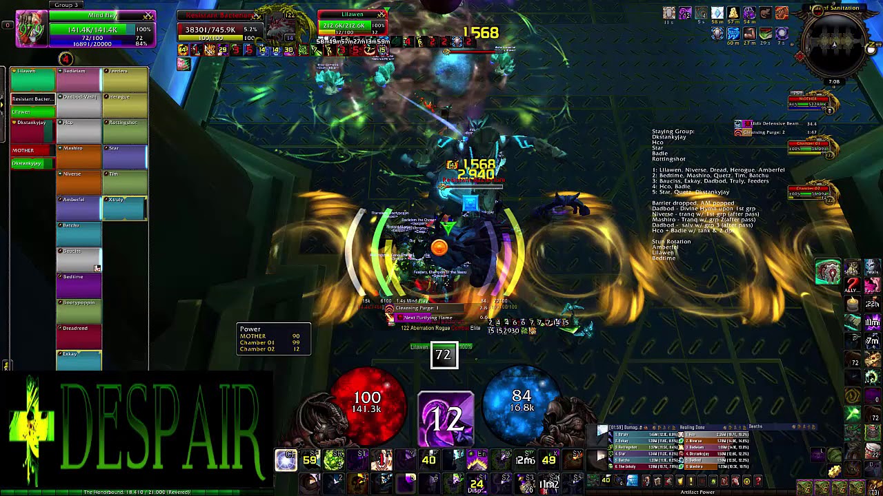 Despair-Mythic MOTHER (Shadow Priest POV)