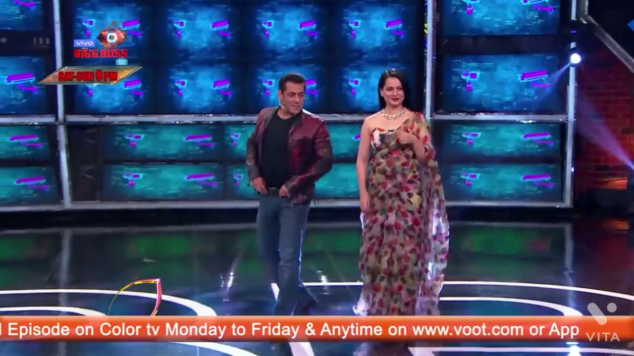 Salman khan and kangana Ranaut crying /in big boss show