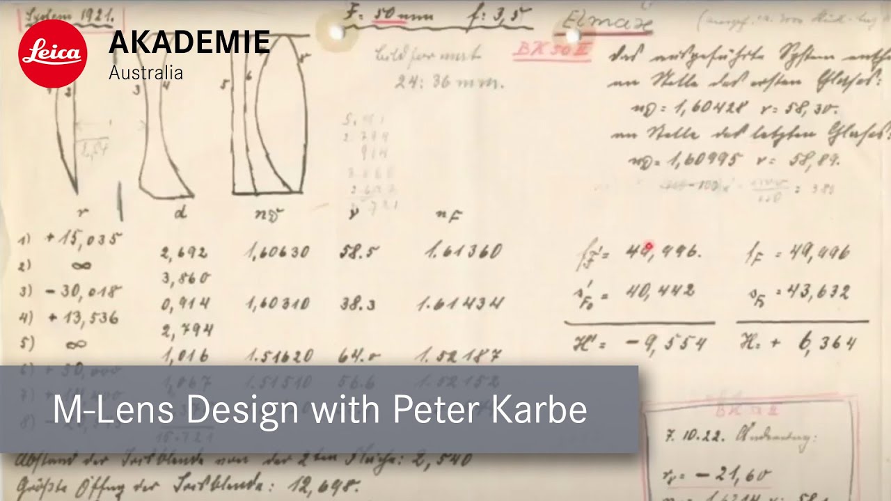 Leica M Lens System with Peter Karbe