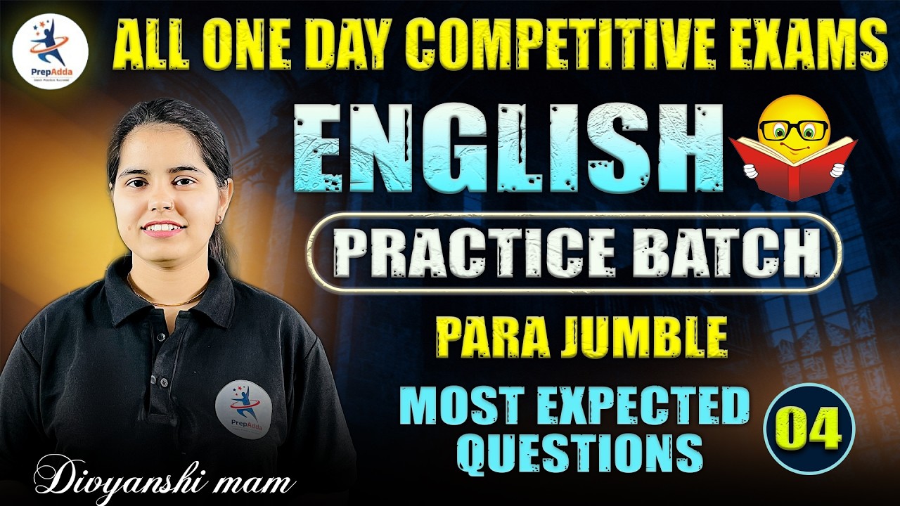 English Practice Batch | Most Expected Questions | All Central & State Exams | English Live Class