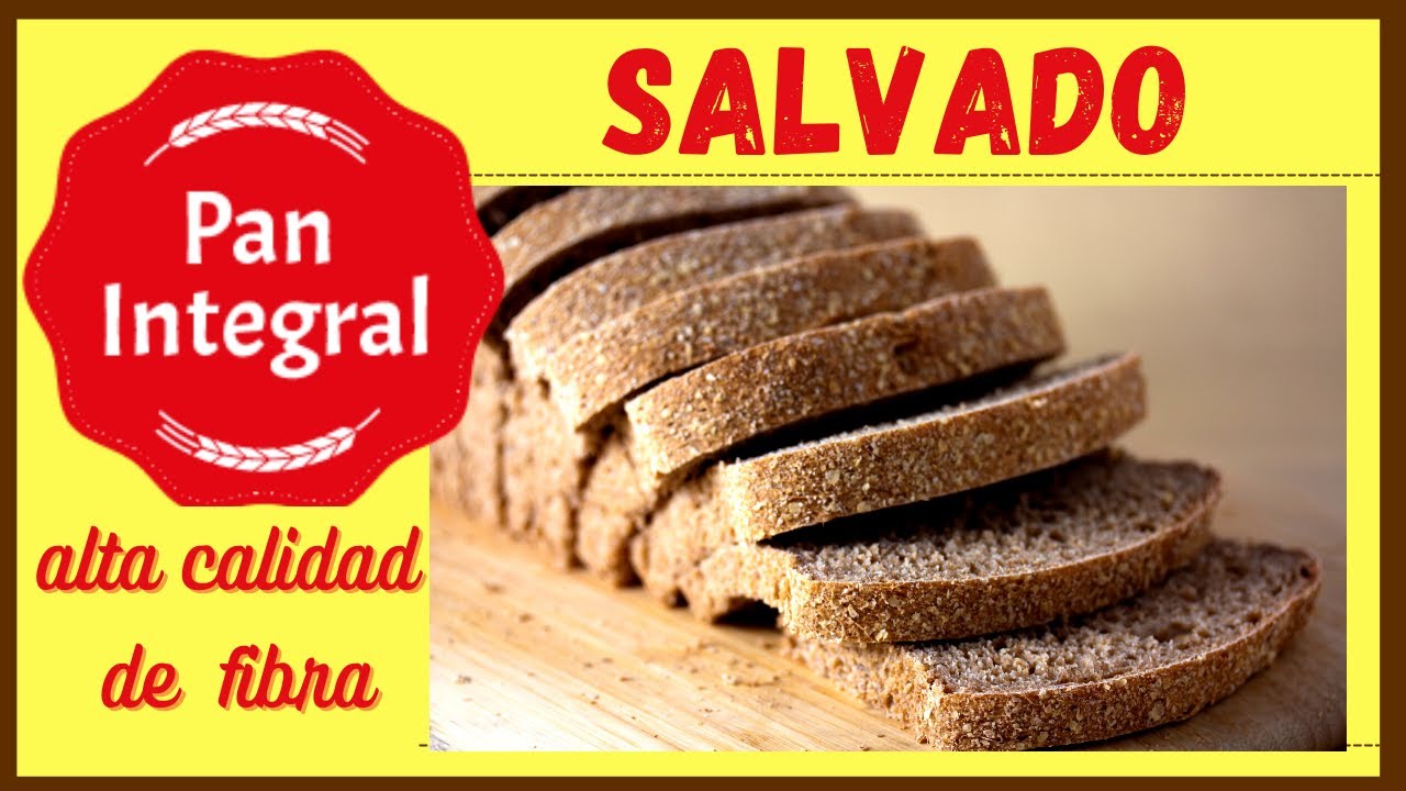 Pan con SALVADO, alta cantidad de fibra!😉😉
