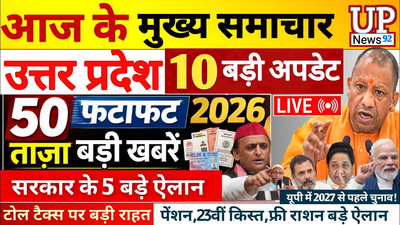 Today Up News 19 June 2026 | Uttar Pradesh Latest News | Cm Yogi |Pm Modi,Up breaking News live