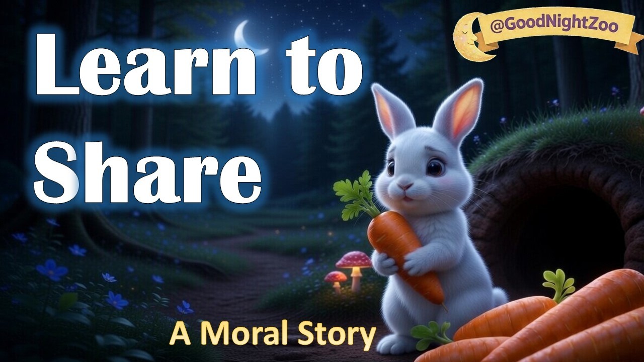 Rosie and the Secret Carrots 🥕 | Calming Bedtime Story | Character Building: Sharing & Kindness 