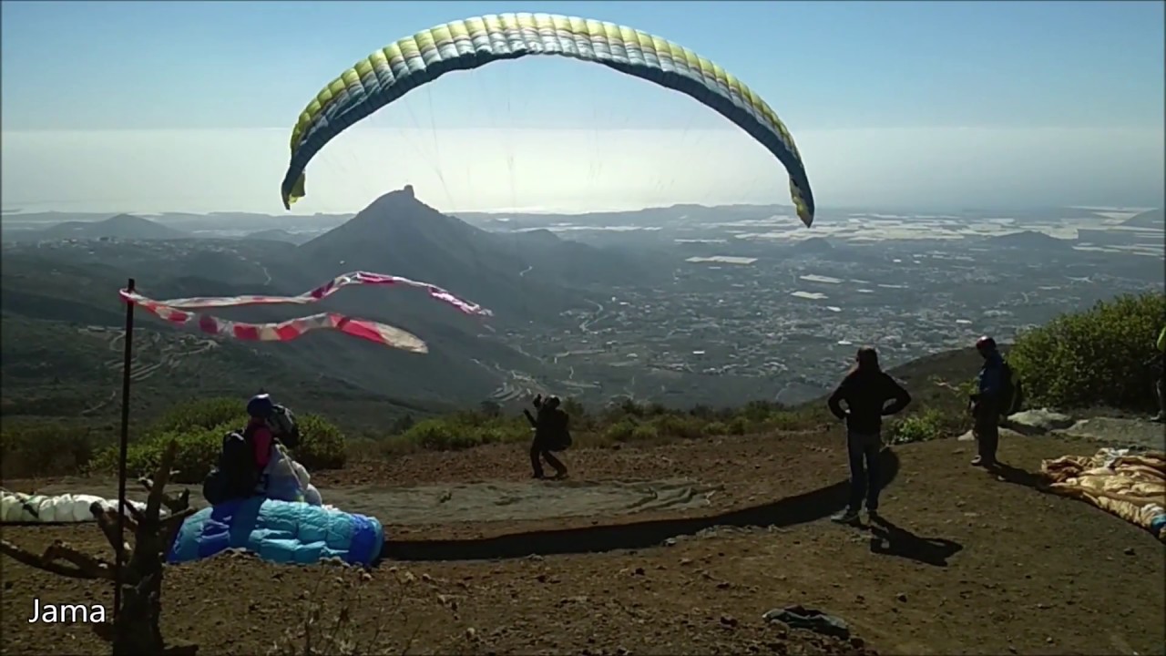 Paragliding Tenerife 2018 Take off Compilation Part 1