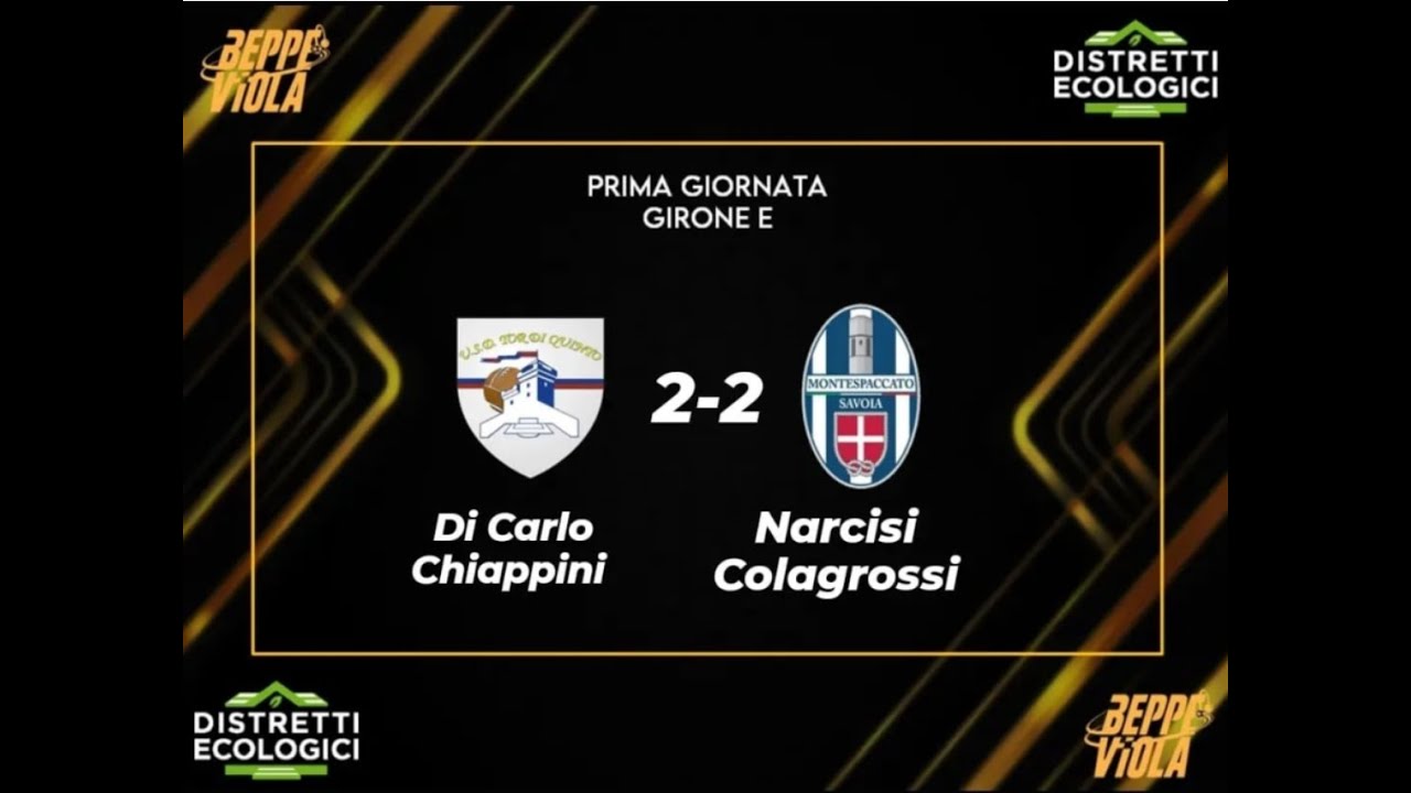 XXXVIII Beppe Viola, 1^ giornata girone E: Tor di Quinto - Montespaccato 2 - 2