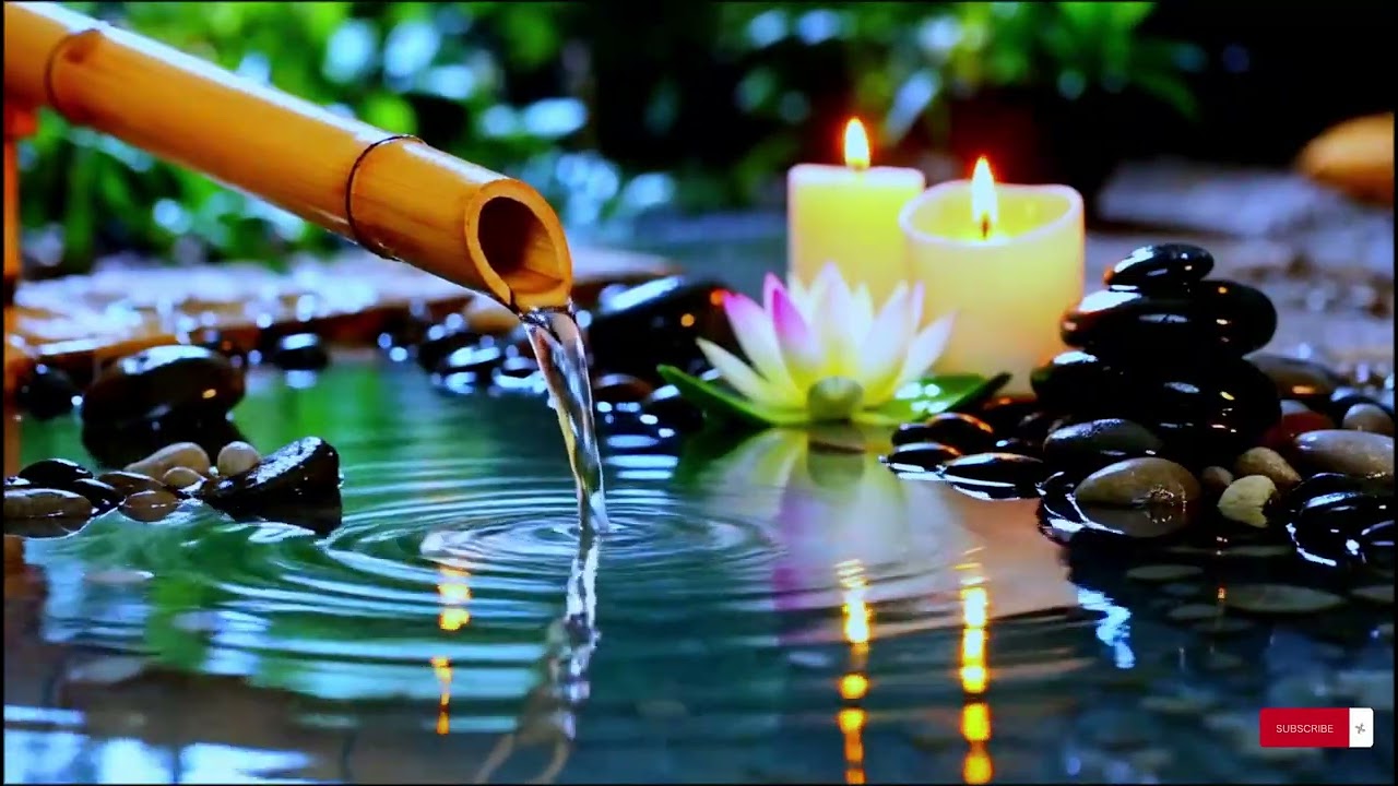 Peaceful Sleep Ambience 🌿 Bamboo Water & Relaxing Spa Music