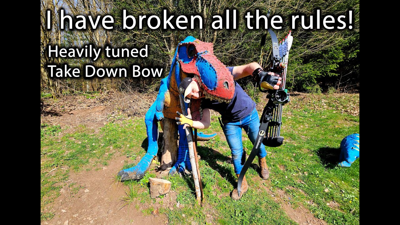 Against all rules! My heavily tuned Takedown Bow, Samick Discovery