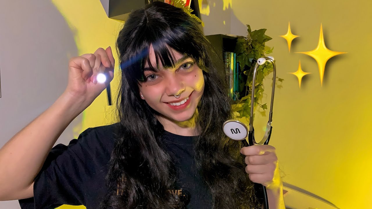 ✨ASMR ROLEPLAY | Garota estranha fazendo seu check up✨