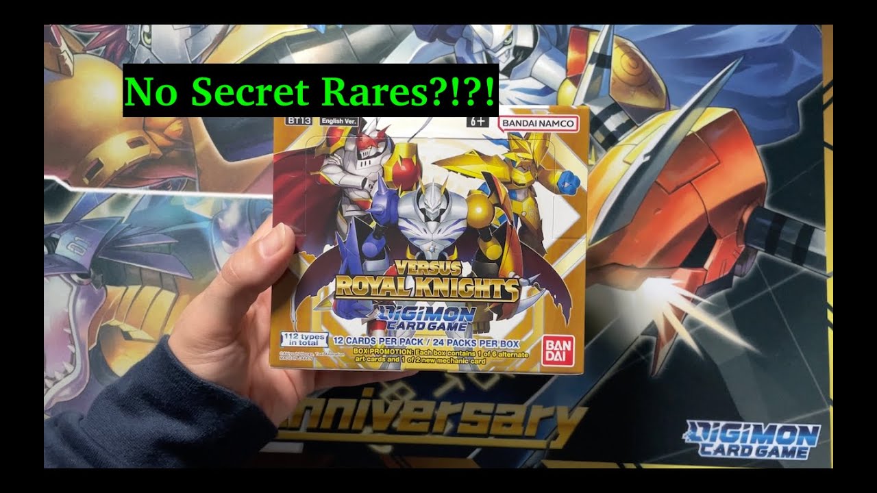 No Secret Rare?!? Versus Royal Knights Display Opening BT13 | Digimon TCG | English