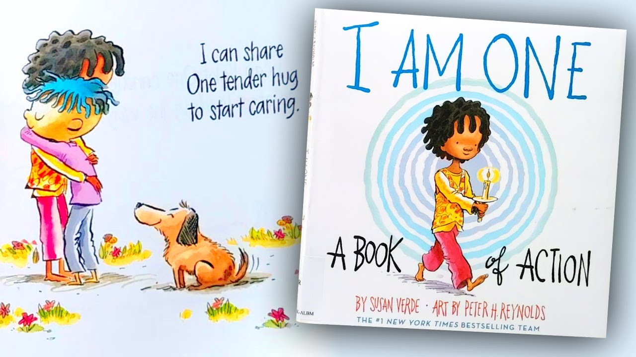 📒  Kids book READ ALOUD   📗  I am one, A book of action  l  by Cinders McLeod @aurelianakidsstories
