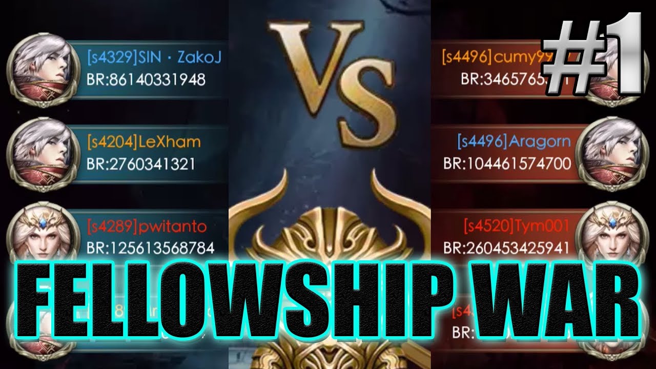Legacy of Discord: Fellowship WAR with SIN&middot;ZakoJ & Pwitanto #1