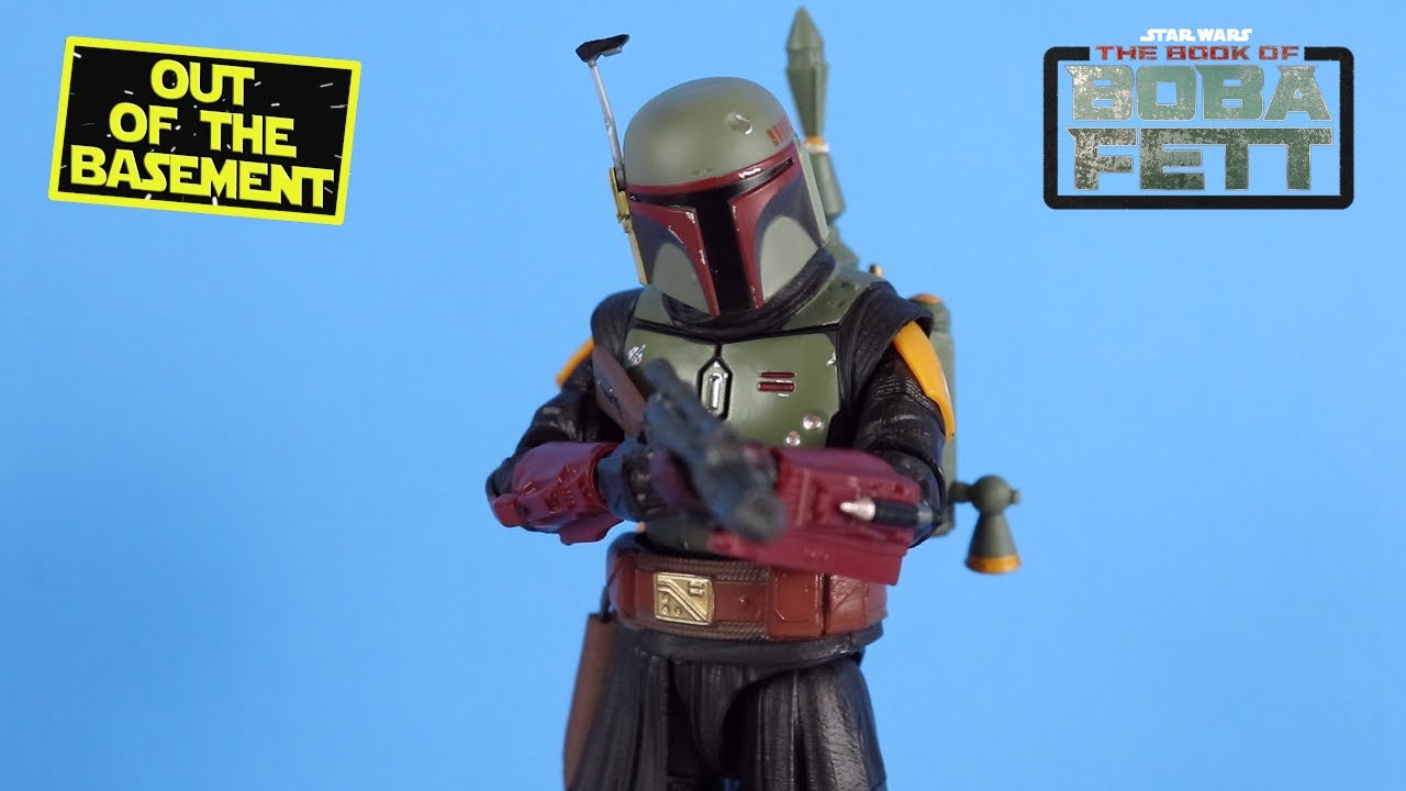 Star Wars Black Series BOBA FETT (THRONE ROOM) DELUXE Book of Boba Fett Action Figure Review