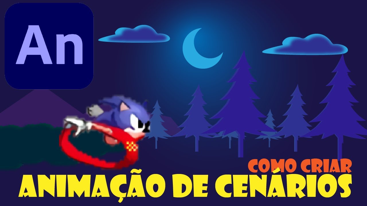 TUTORIAL ADOBE ANIMATE - ANIMAÇÃO DE CENÁRIO