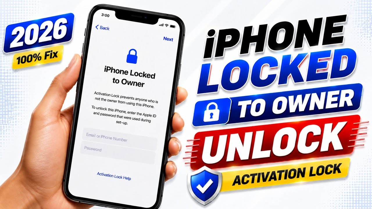 FREE METHOD 2026 || Unlock Any iPhone Locked To Owner | How To Unlock iCloud Activation Lock