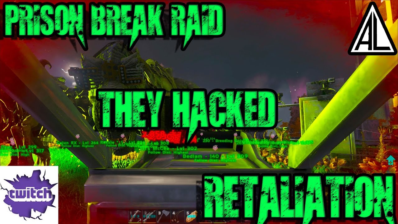 ARK: Survival Evolved | PRISON BREAK RAID! THEY CHEATED! RETALIATION! | S8E6