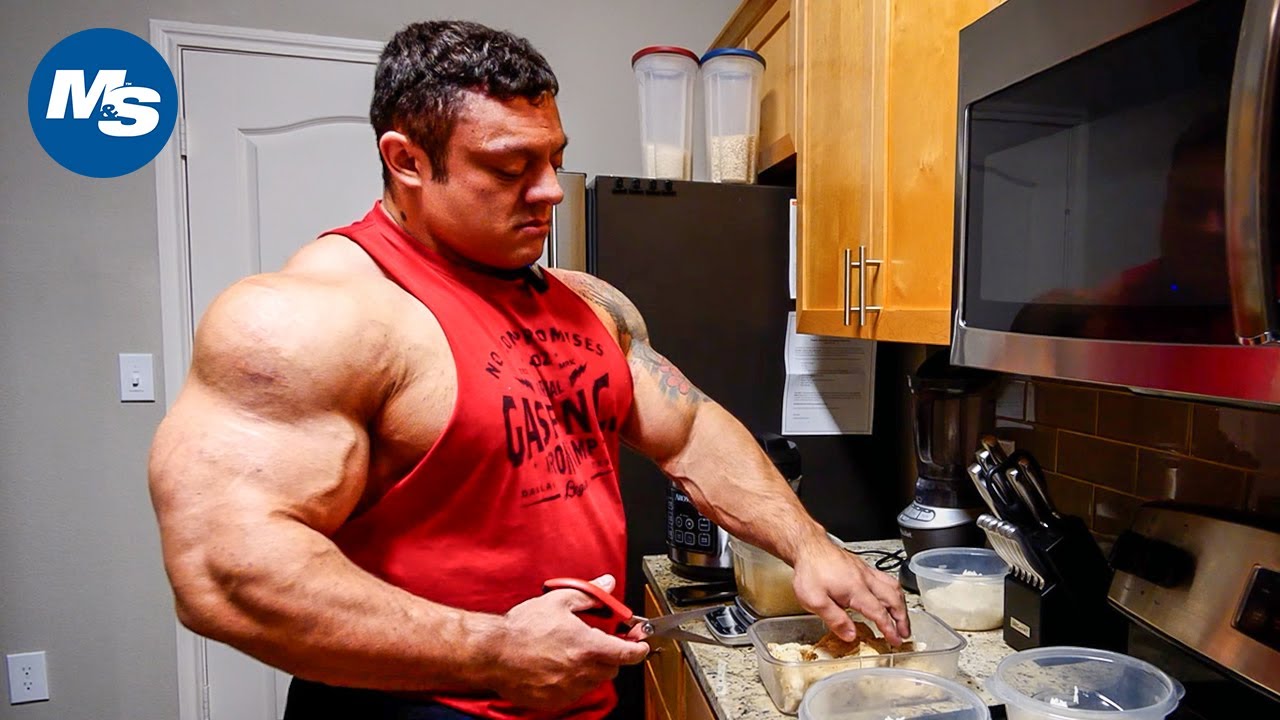 Bodybuilding Bulking Meal Prep | What Beef Stu Eats to Grow