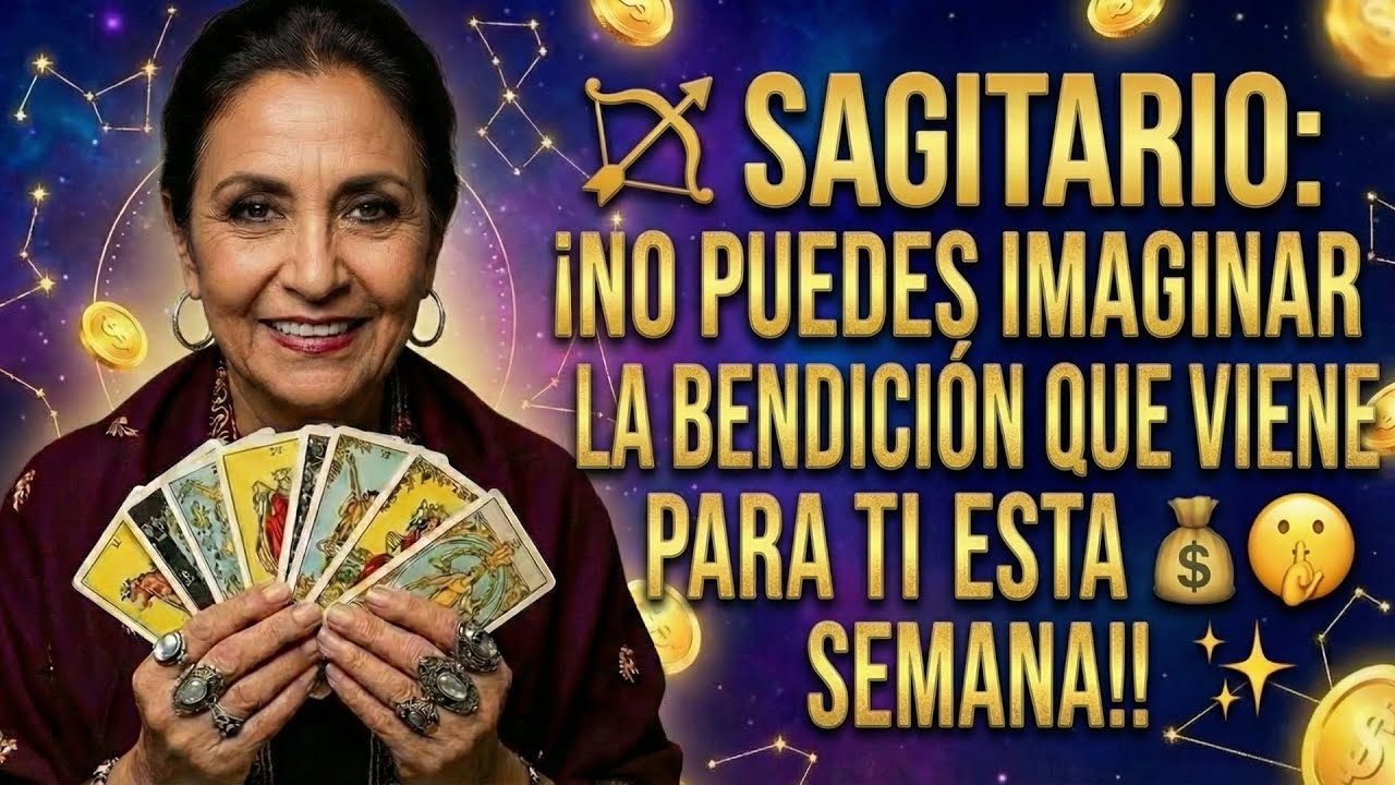 ♐ SAGITARIO: NI TE IMAGINAS LA BENDICIÓN QUE TE LLEGA ESTA SEMANA!! 💰🤫