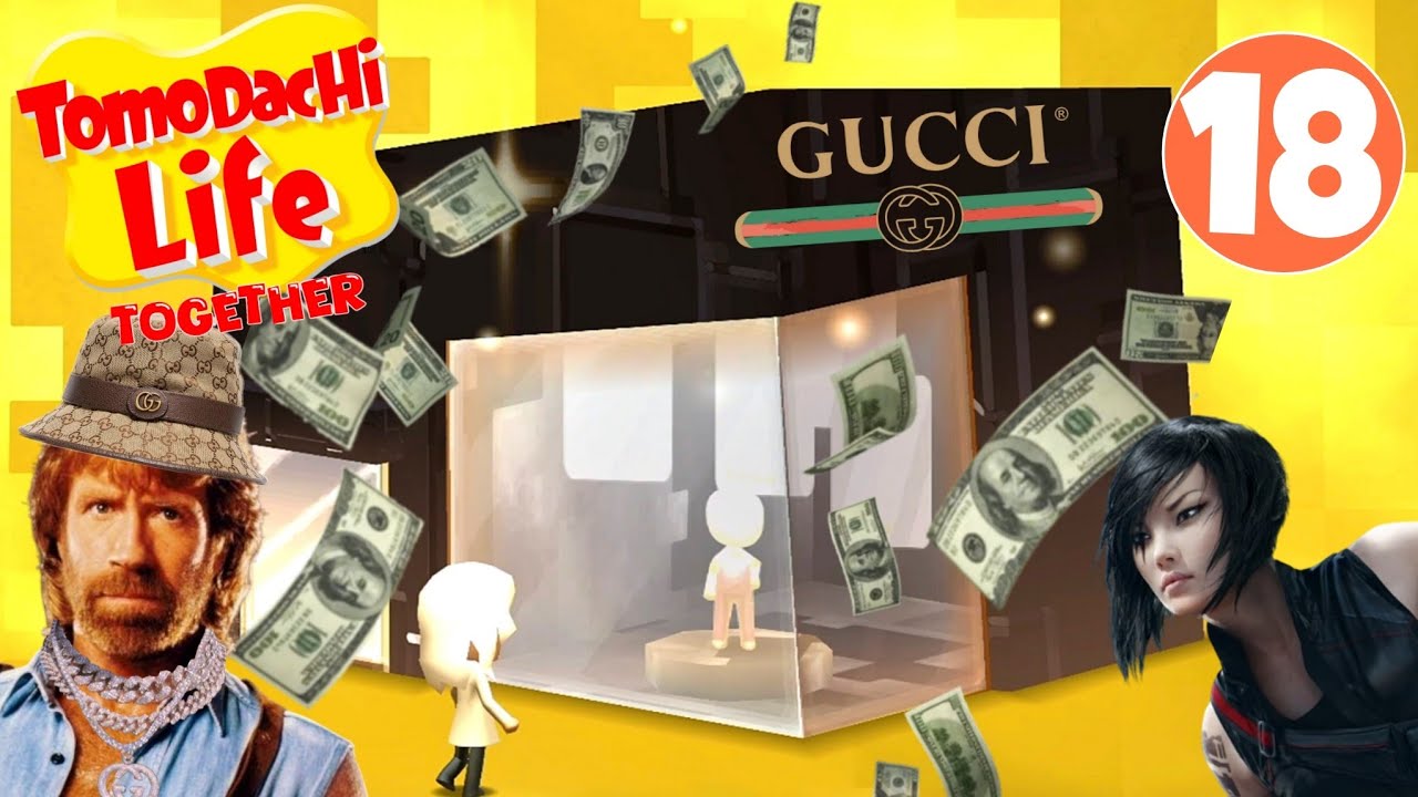 TOMODACHI LIFE TOGETHER❤️ 18: Die GUCCI-Boutique hat eröffnet👠 Der KAMPFSPORTLER beschützt uns!🔥