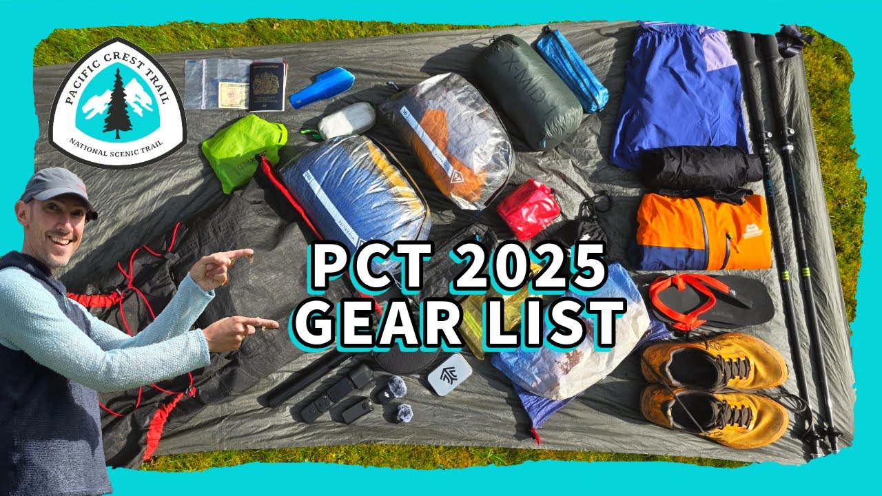I'm hiking 2,650 miles across America and this is what I'm taking with me! PCT 2025 Gear List
