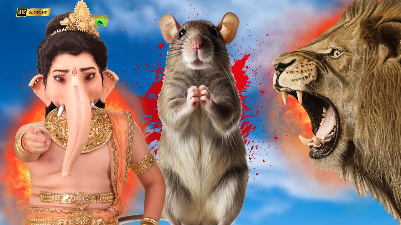 গণেশ জি কীভাবে তার ইঁদুরকে জঙ্গলের রাজা সিংহের হাত থেকে বাঁচাবেন | Vighnaharta Ganesh | #devotional