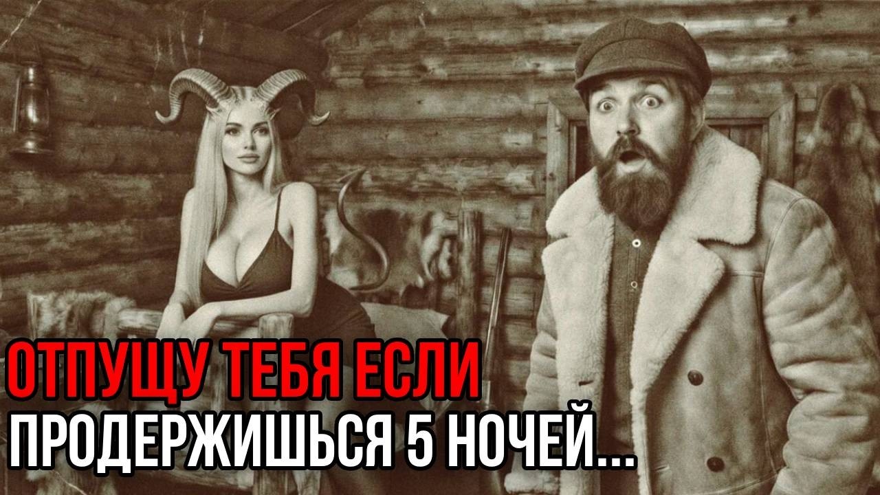 ЛЕСНИК ПОПАЛ К ЖЕНЩИНЕ С РОГАМИ исполняющую желания и не пожалел...