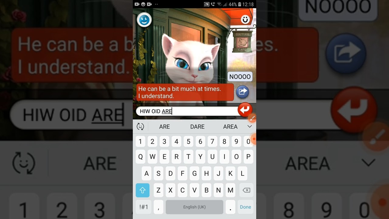 talking Angela old version BAD