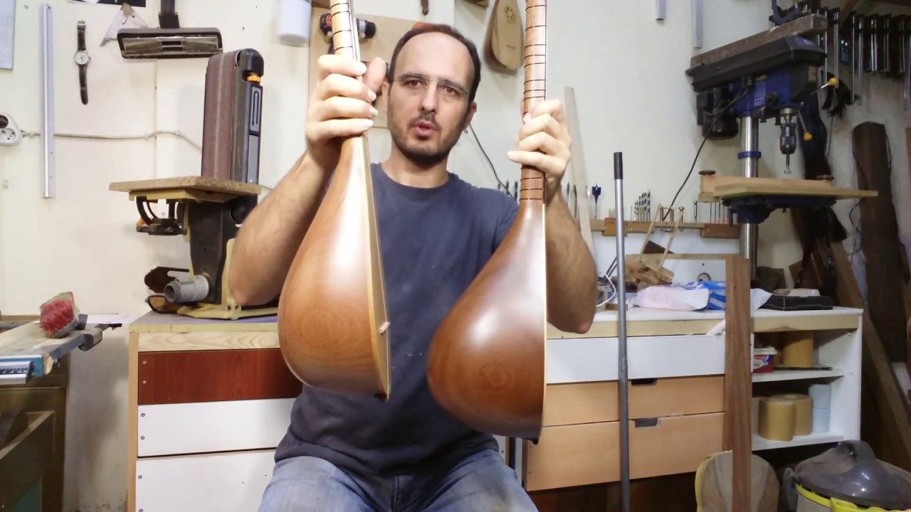 Yekpare Saplı (through neck) Kopuz ve Oğur sazı üstüne