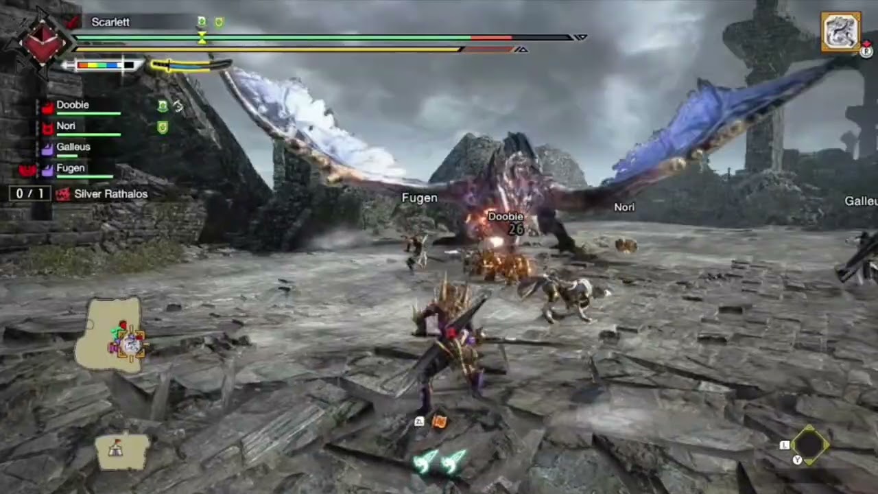 Monster Hunter Rise clips from Nintendo Switch