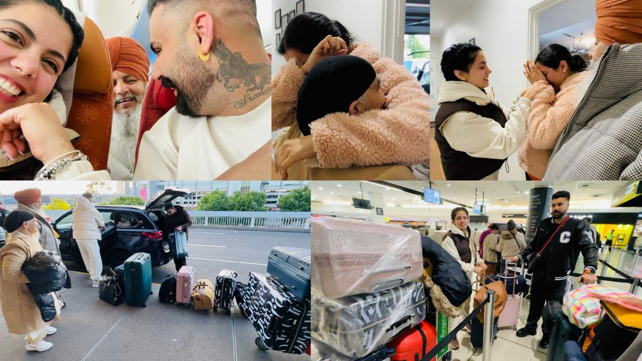 MUMMY DADDDY GOING BACK TO INDIA | SAMTA GOT EMOTIONAL | INDIA VISIT WITH FAMILY | INDER & KIRAT