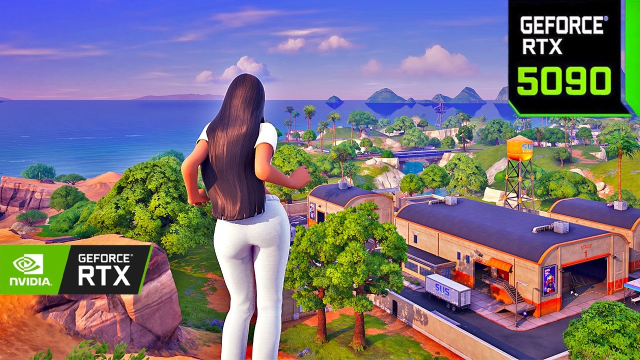Fortnite Kim Kardashian Skin Gameplay | RTX 5090 4K MAX Graphics + Ray Tracing ON #fortnite