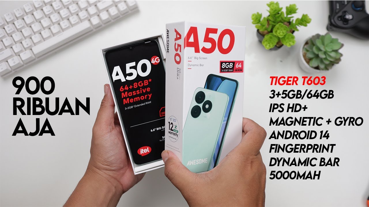NGAPAIN NGELUARIN DUIT BANYAK, KALO MURAH AJA UDAH KEREN !!! Unboxing itel A50