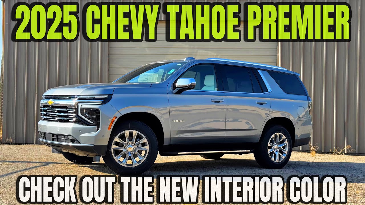 2025 Chevy Tahoe Premier: This All New Interior Color Hits Different!