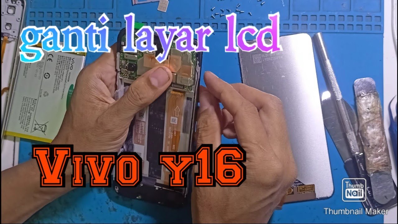 ganti lcd Vivo y16 || replace lcd screen Vivo y16