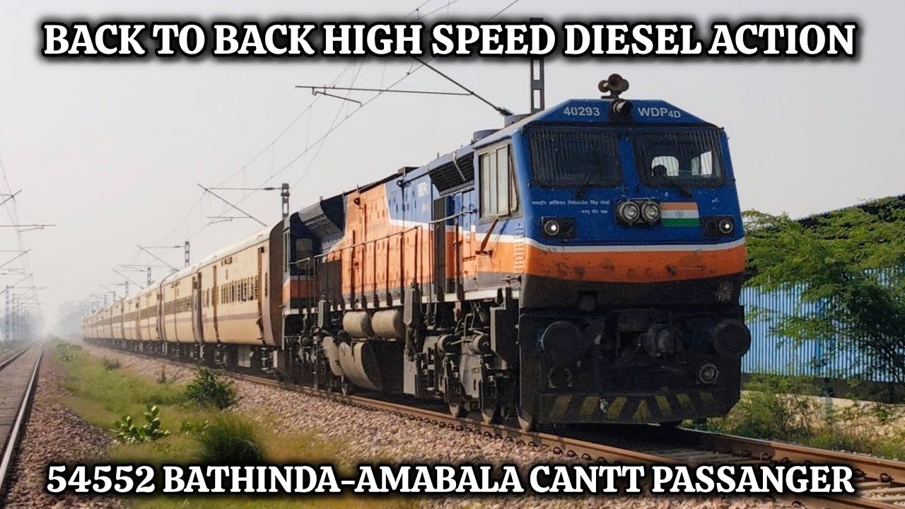 BACK TO BACK DIESEL ACTION | 54552 BTI-UMB PASSANGER ❤️‍🔥